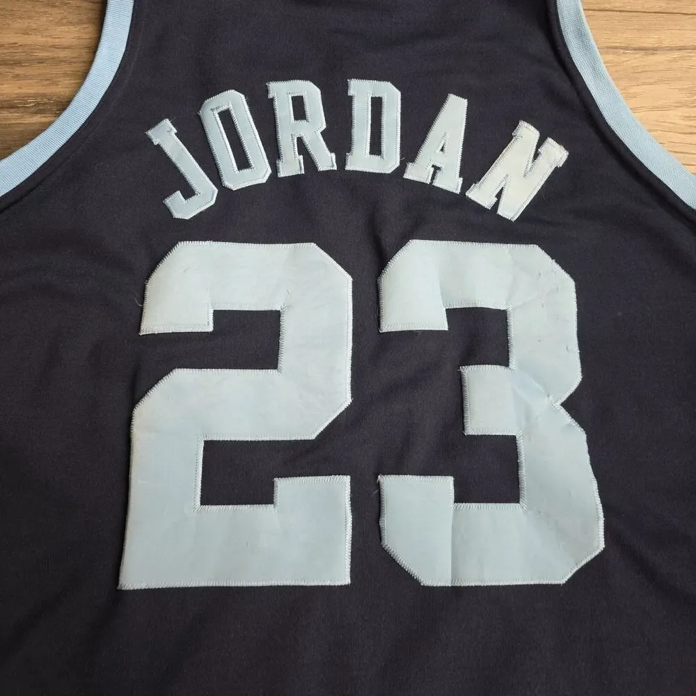 Jordan North Carolina Tar Heels #23 Michael Jordan Blue Jersey Size 50